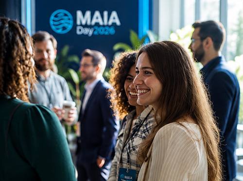 Lounge de networking en MAIA Network
